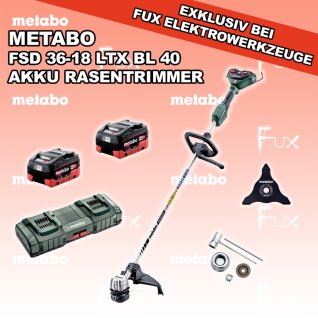 Metabo FSD 36-18 LTX BL 40 Akku Rasentrimmer Set