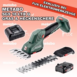 Metabo SGS 18 LTX Q Gras & Heckenschere