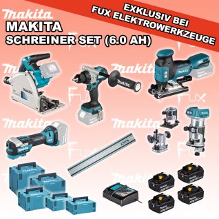Makita Schreiner Set 1 (6.0 Ah)